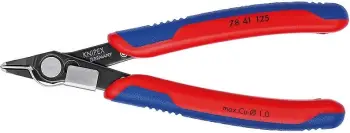 Prerëse elektronike Knipex Electronic Super Knips 7831125, 125mm, inox, blu