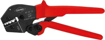 Presa krimpimi Knipex 97 52 13, 250mm, dorezë plastike, e kuqe