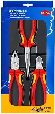 Set darë të izoluara Knipex 00 20 12, 3 copë, VDE