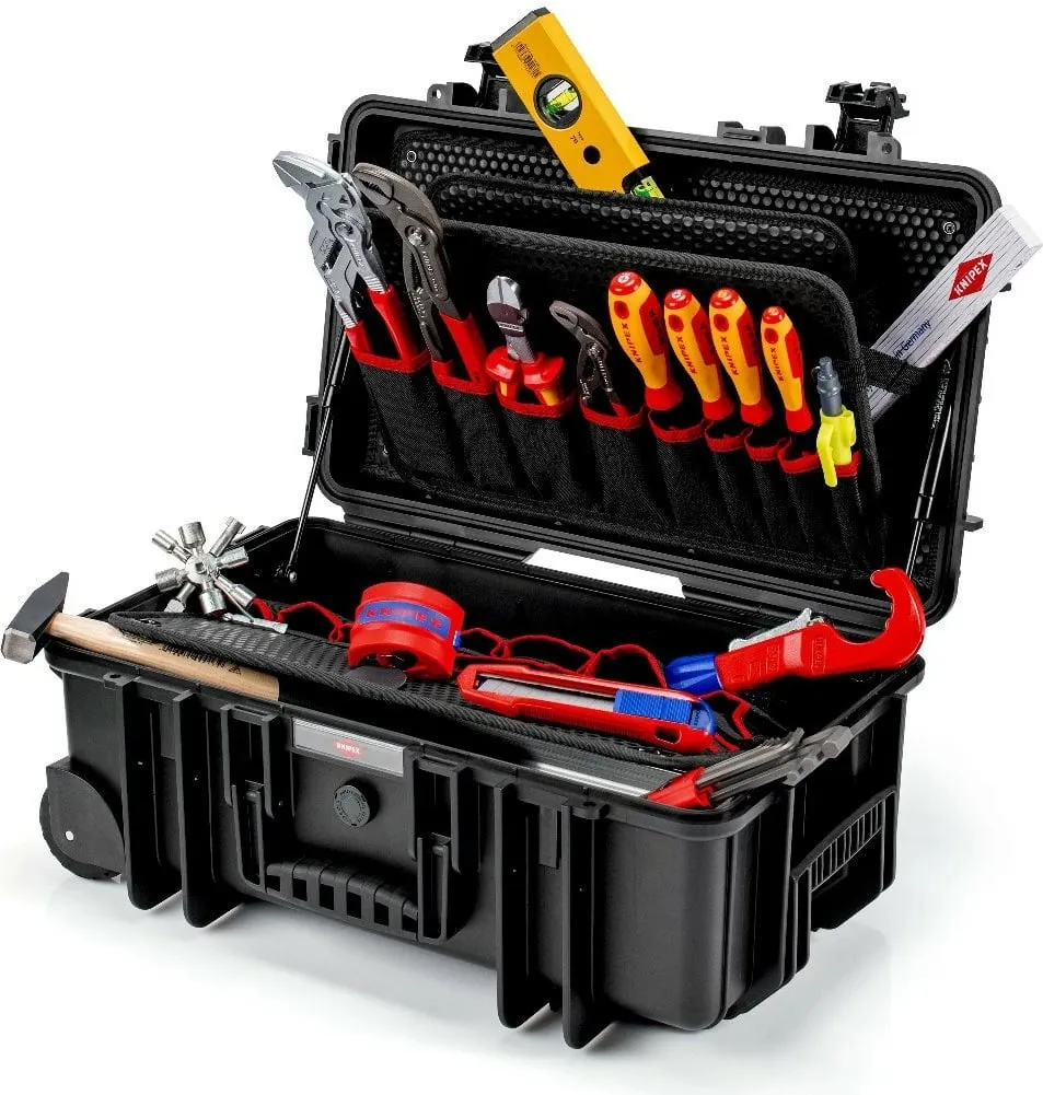 Kasë veglash Knipex Robust26 Move Sanitaer, e zezë - 1