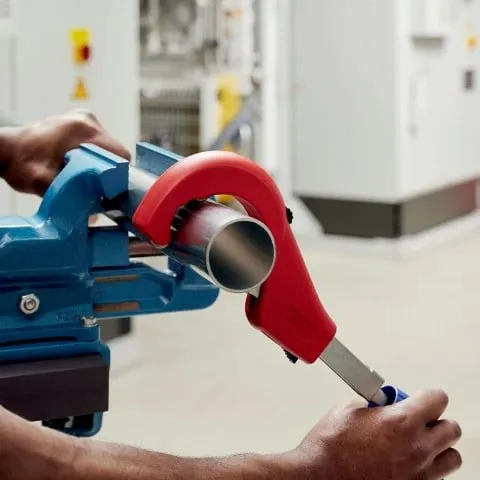 Prerëse tubash Knipex TubiX XL, 6-76mm, për tuba metalikë, gri - 2