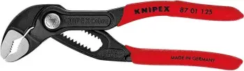 Knipex Cobra slip-joint pinca, 125mm, krom-vanadium, dorezë plastike, e kuqe