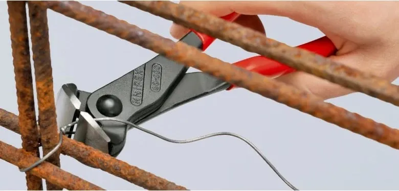 Knipex end-cutting nipper 68 01 280, çelik, dorezë plastike, 280mm, e kuqe - 1
