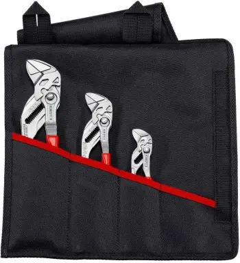 Set klësta Knipex 00 19 55 S6, 3 copë, me mbështjellës, e kuqe
