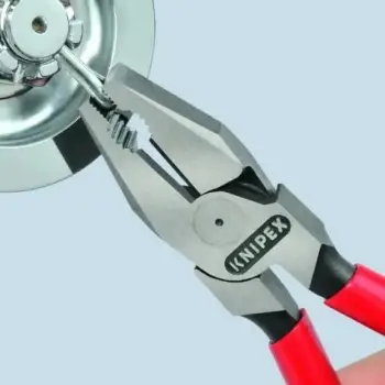 Knipex lineman's pliers 02 02 225, çelik, 225mm, doreza kaltër-kuqe