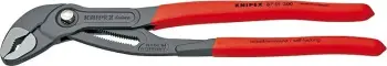 Knipex Cobra klesta slip-joint 300mm, 30 pozicione, krom-vanadium, dorezë plastike e kuqe