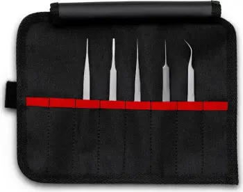 Set pincetash Knipex, 120 mm, çelik inoks, argjendtë
