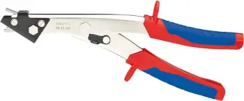 Gërshërë goditëse për llamarinë Knipex 280mm, profesionale, me dorezë ergonomike