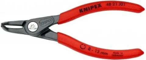 Kliçe cirkoni të brendshme Knipex J01, të harkuara, gri - 4