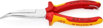 Knipex pincë gjilpërore 26 26 200 T, 200mm, krom-vanadium, portokalli/kuqe