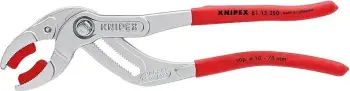 Knipex klësta për sifone dhe lidhëse, 250mm, çelik, e kuqe