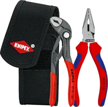 Set pinca Knipex 00 20 72 V06, 2 copë, mini, 75 mm, 54 mm, 375 g