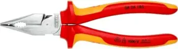 Pensa kombinimi me maje të hollë Knipex 08 26 VDE, 185mm, e izoluar VDE