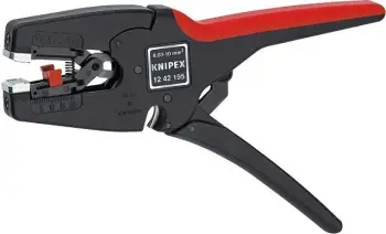 Pinca Knipex Automatic 12 42 195, zhveshje izolimi, prerëse teli, shumëngjyrëshe