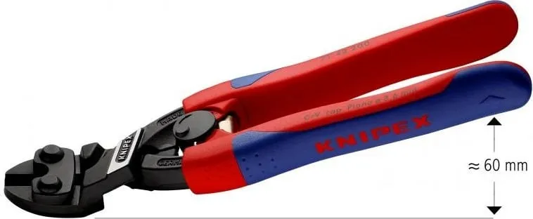 Prerëse teli Knipex 71 42 200, 200mm, kuqe/blu - 2