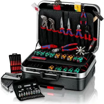 Kasë veglash Knipex BIG Basic Move Mechanik, e zezë