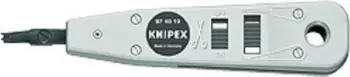 Vegël futëse Knipex 97 40 10, plastikë, për tela UTP/STP, ngjyrë alumini