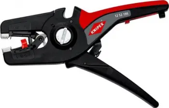 Prerës teli Knipex Precistrip 16 12 52 195, i zi