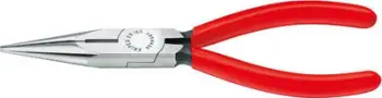 Pincë me hundë të gjatë Knipex 25 16 160, 160mm, prerëse anësore, e kuqe