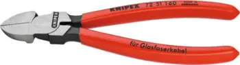Darë prerëse anësore Knipex 72 01 160, për fibra optike, 160mm, metalik