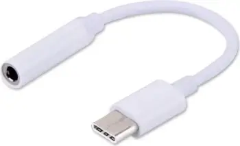 Përshtatës audio Savio AK-35, USB-C në Jack 3.5mm, i bardhë