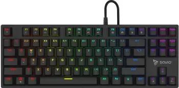 Tastierë lojërash Savio Tempest X2, Outemu Blue, e zezë