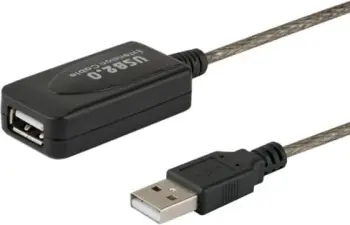 Zgjatës aktiv USB Savio CL-76, 5m, i zi