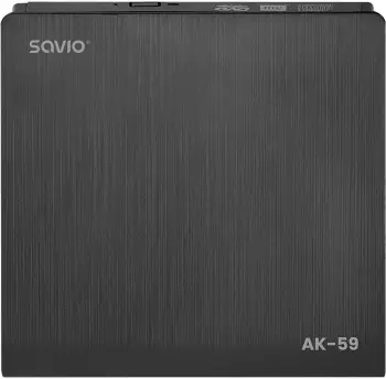 Disk optik i jashtëm SAVIO AK-59, CD/DVD R/RW, USB-C/USB-A