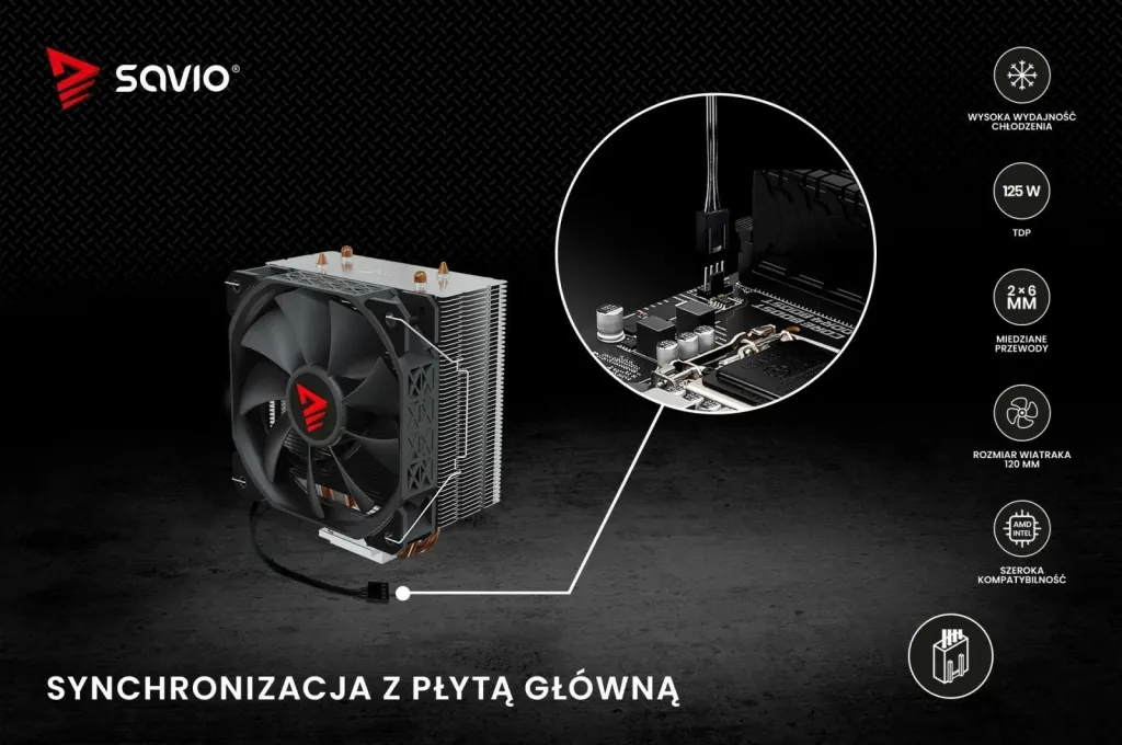 Ftohës procesori SAVIO FROST X2, 120mm - 15