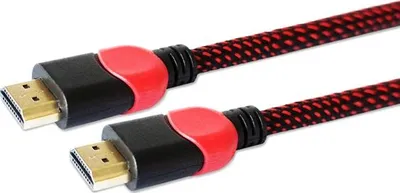 Kabllo Savio HDMI - HDMI, 3m, e kuqe - 1
