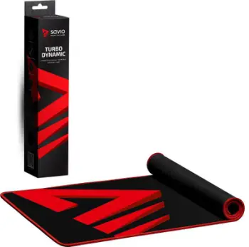 Mauspad Savio Turbo Dynamic, L, i kuq