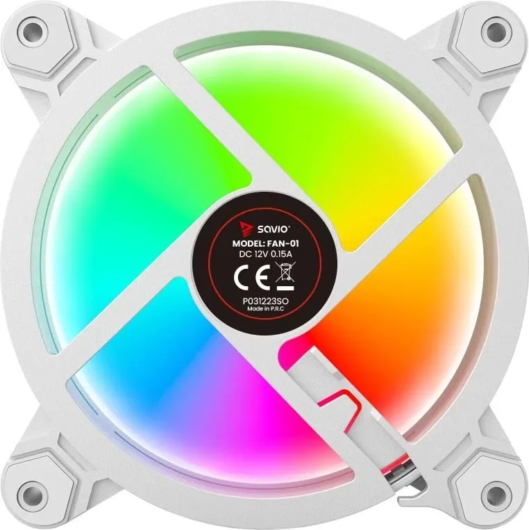 Ftohës Savio FAN-01 WHITE, 12 cm, i zi - 3