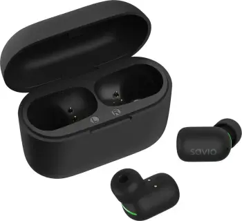 Dëgjuese Savio TWS-09, Wireless, të zeza