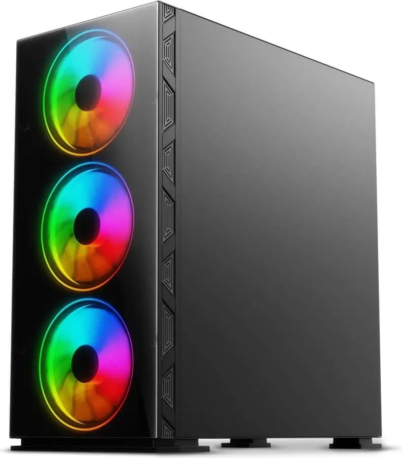 Kasë Savio Prime X1 ARGB Glass, e zezë - 9