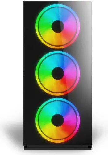 Kasë Savio Prime X1 ARGB Glass, e zezë