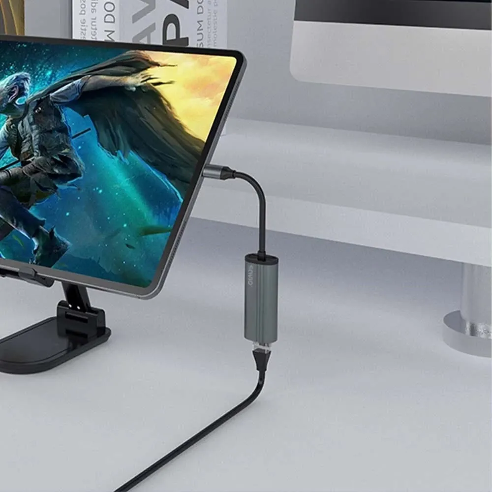 Përshtatës SAVIO USB-C 3.1 Gen.1 (M), 1000 Mbps, AK-56, i hirtë - 5