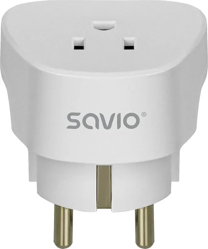 Adapter elektrik SAVIO AP-01, i bardhë - 2