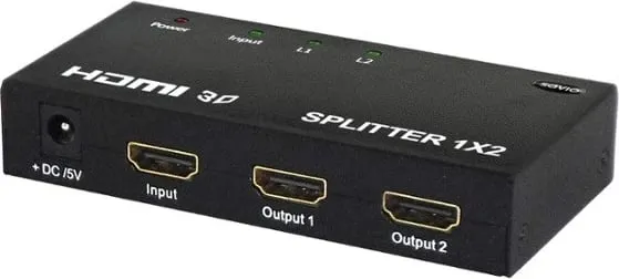 Ndarës Savio HDMI për 2 marrës (SAVIO CL-42), i zi - 1