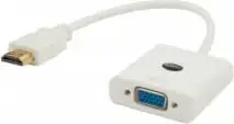 Kabllo Savio CL-27B HDMI, VGA, e bardhë