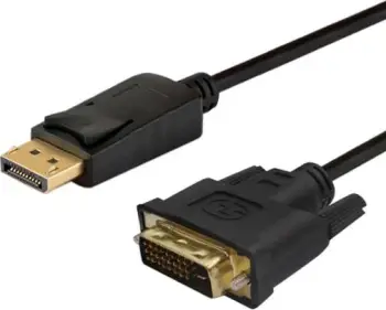 Kabllo Savio CL-106, DisplayPort DVI, 1.8 m, e zezë