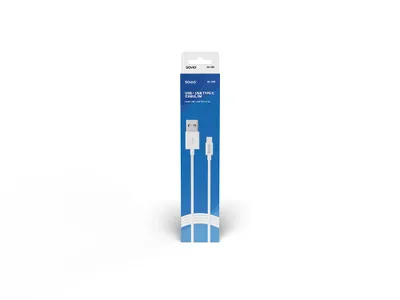 Kabllo Savio, USB A / USB C, 1 m, e bardhë - 6