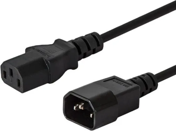 Kabllo karikuese Savio CL-99, C14/C13, 1.2 m, e zezë - 1