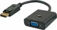 Përshtatës Savio VGA -DisplayPort, 0.2m, i zi - 1