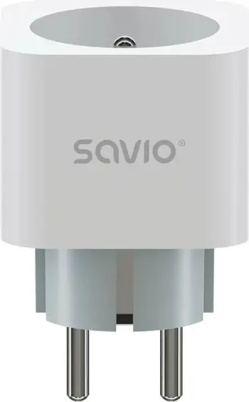Prizë inteligjente Savio Smart AS-01, Wi-Fi, matje konsumi, e bardhë