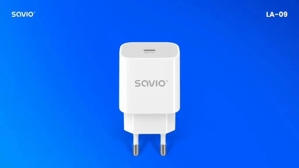 Karikues muri Savio LA 09, 20W, USB C QC PD 3.0, i bardhë - 3
