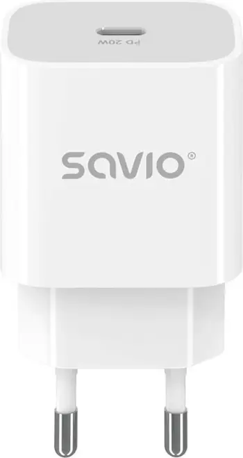 Karikues muri Savio LA 09, 20W, USB C QC PD 3.0, i bardhë
