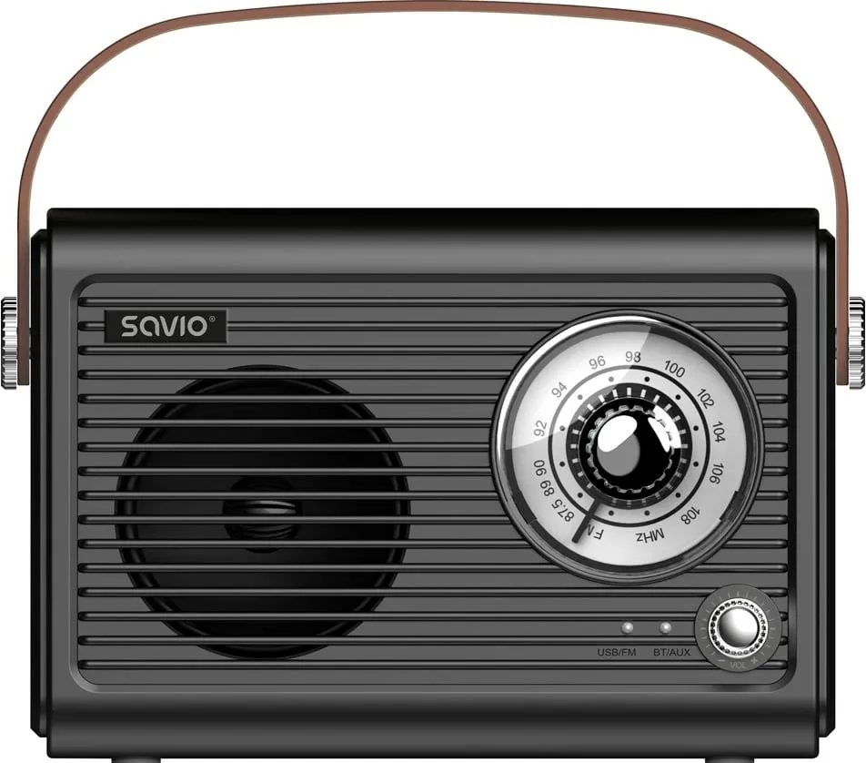 Radio portabile Savio RS-01, FM, USB, e zezë - 1