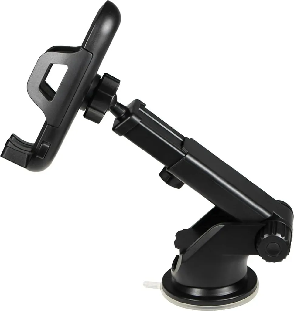 Mbajtës telefoni SAVIO CH-04 për xham veture, i zi - 5