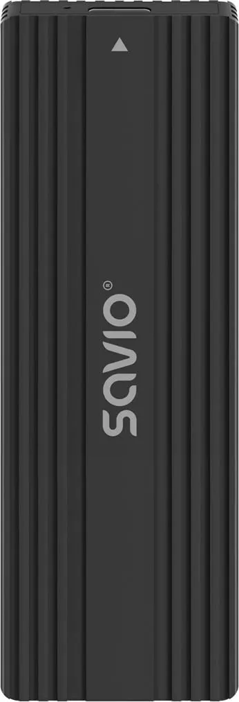 Kasë SSD SAVIO AK-84, M.2, USB Type-C, e zezë - 2