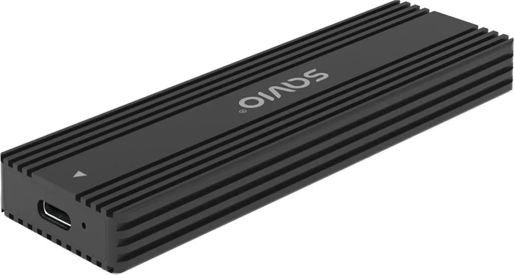 Kasë SSD SAVIO AK-84, M.2, USB Type-C, e zezë - 3